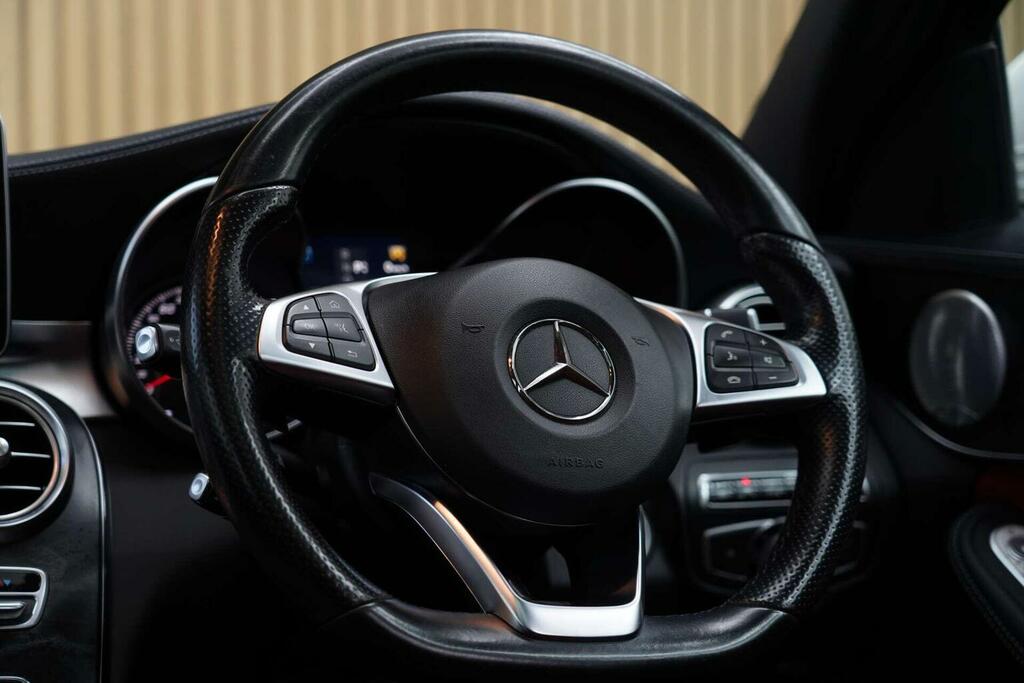 Mercedes-Benz C Class 2.1 C220d Amg Line Premium Plus 7G-tronic Euro DU65NDF White #3