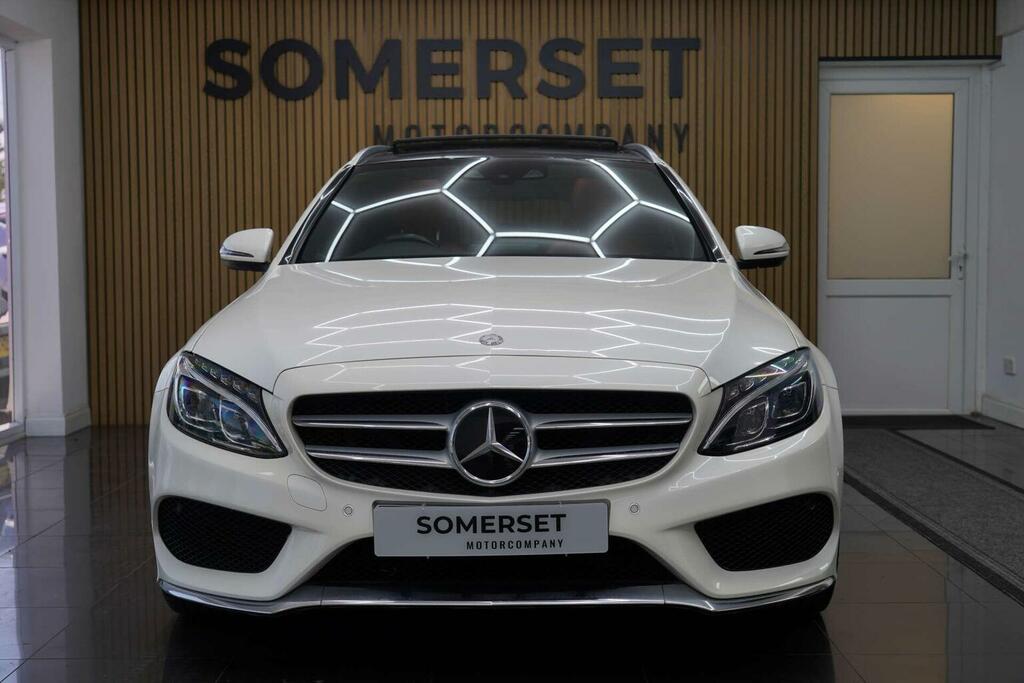Mercedes-Benz C Class 2.1 C220d Amg Line Premium Plus 7G-tronic Euro DU65NDF White #5