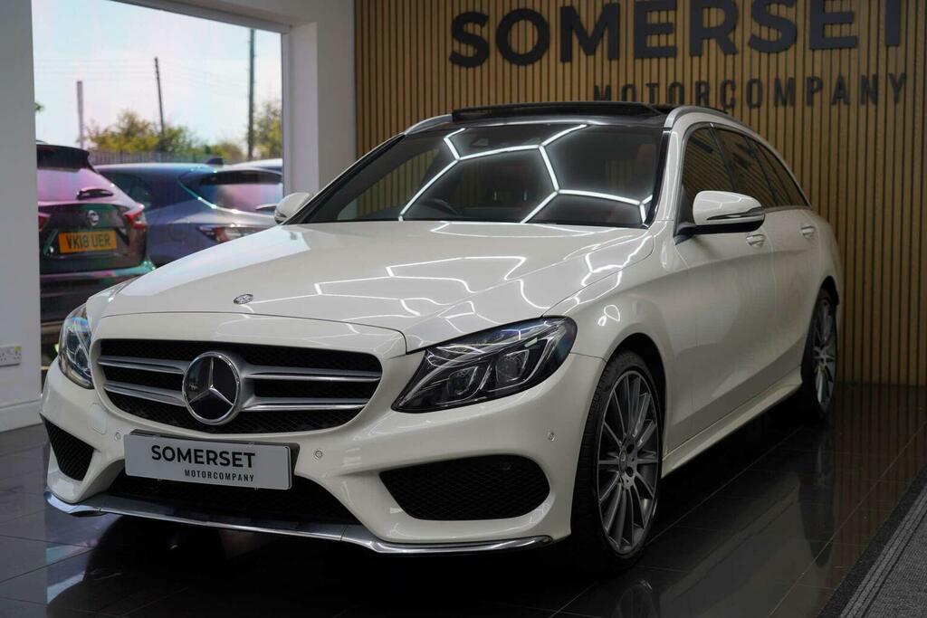Mercedes-Benz C Class 2.1 C220d Amg Line Premium Plus 7G-tronic Euro DU65NDF White #6