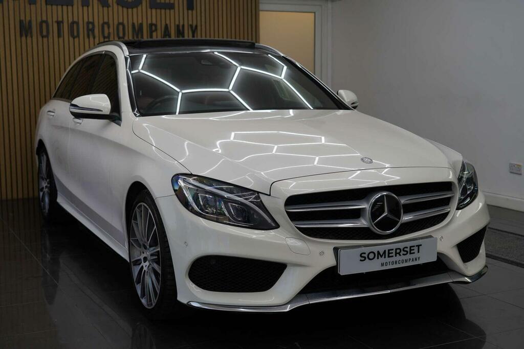 Mercedes-Benz C Class 2.1 C220d Amg Line Premium Plus 7G-tronic Euro DU65NDF White #4