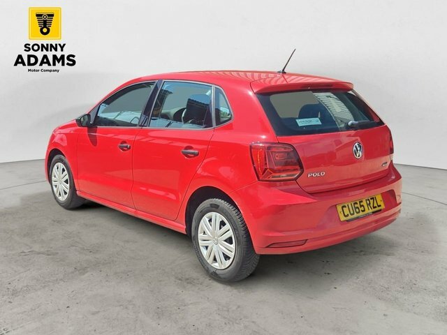 Volkswagen Polo 1.0 Bluemotion Tech S Hatchback CU65RZL Red #6