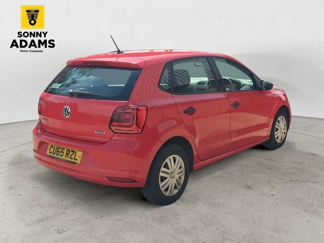 Volkswagen Polo 1.0 Bluemotion Tech S Hatchback CU65RZL Red #4