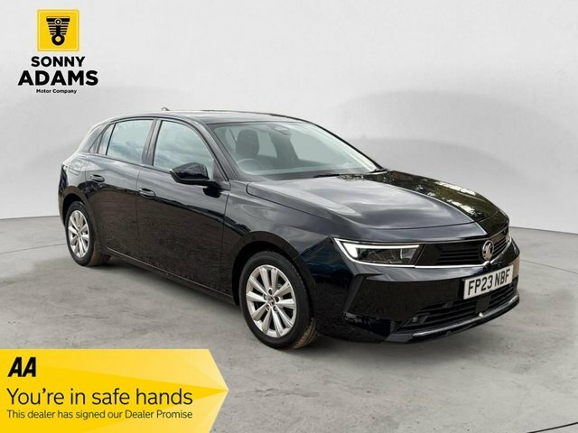 Vauxhall Astra 1.2 Turbo Design Hatchback Euro FP23NBF Black