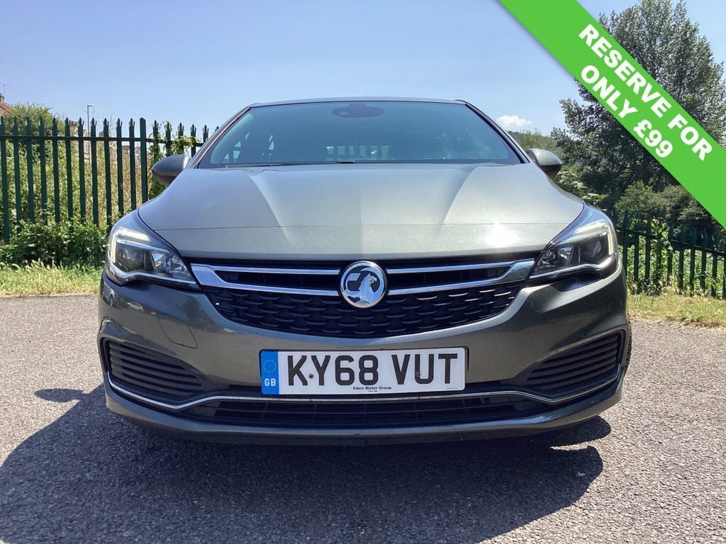 Vauxhall Astra 1.6L Sri Vx Line Nav KY68VUT Grey #2