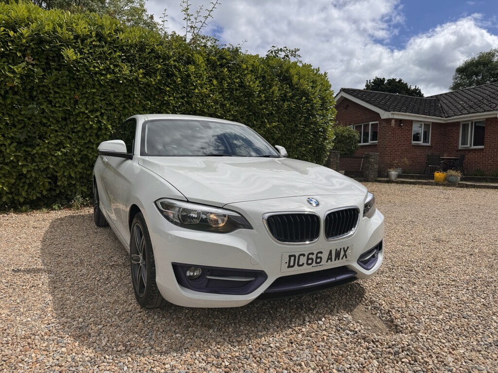 BMW 2 Series Gran Coupe Coupe 1.5 218I Sport Coupe 201666 DC66AWX White #5