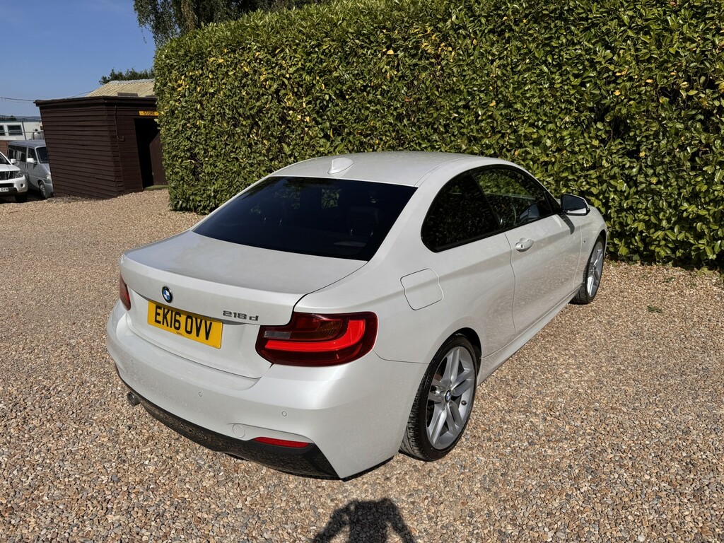 BMW 2 Series Gran Coupe 2.0 218D M Sport Coupe White #2