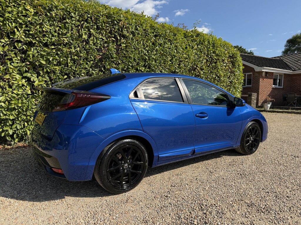 Honda Civic Hatchback 1.6 I-dtec Sport 201666 FL66XJU Blue #3