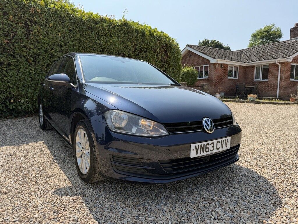Volkswagen Golf Hatchback 2.0 Tdi Bluemotion Tech Se 201363 Blue #2