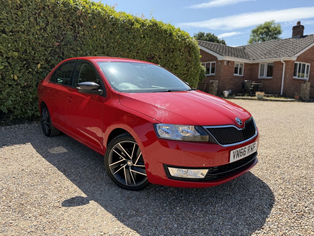 Skoda Rapid Hatchback 1.2 Tsi Sport 201666 Red #2