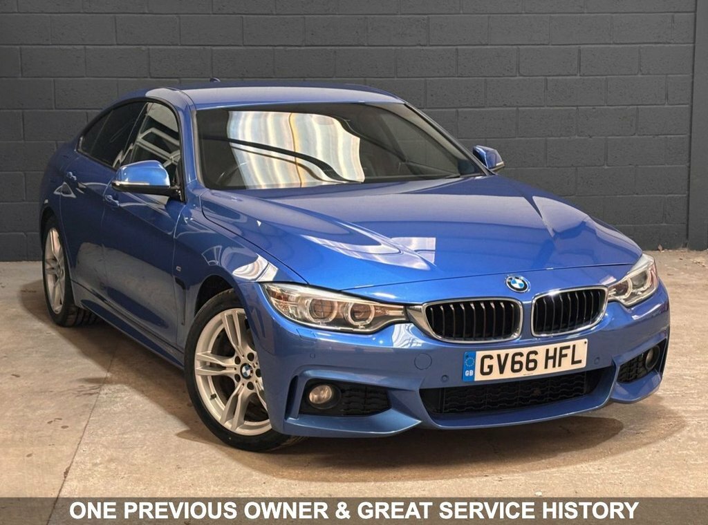 BMW 4 Series Gran Coupe 2L M Sport Blue