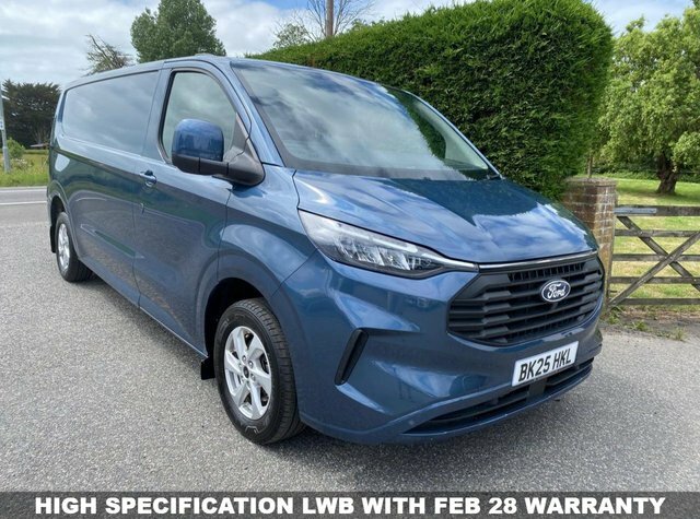 Ford Transit Custom 320 Limited L2 Lwb 2.0 Ecoblue 136Bhp Blue