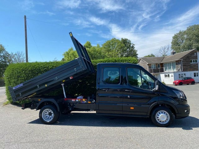 Ford Transit Custom 350 Trend L3 Double Cab Tipper Black 2.0 165Ps Black #5