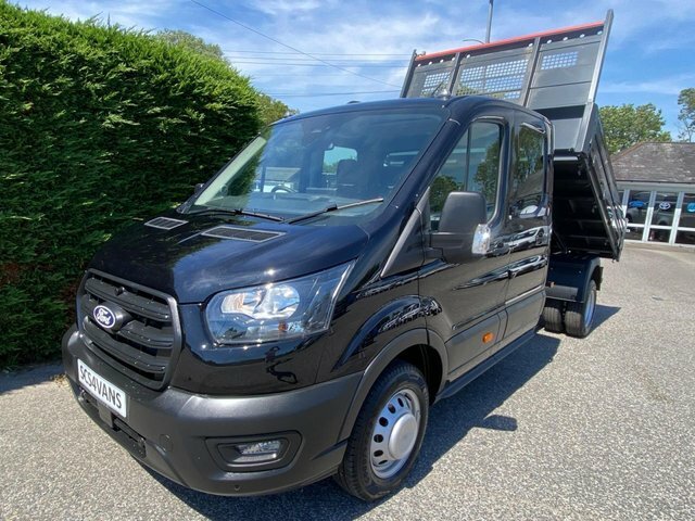 Ford Transit Custom 350 Trend L3 Double Cab Tipper Black 2.0 165Ps Black #3