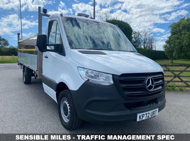 Mercedes-Benz Sprinter 315Cdi Progressive L3 Rwd Lwb Dropside Tailift 2 White
