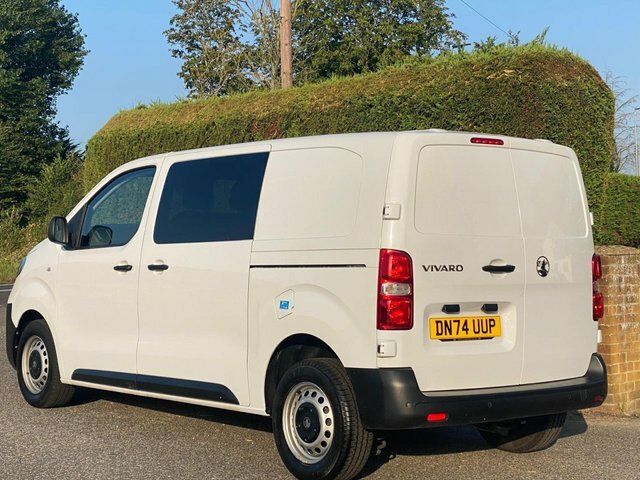 Vauxhall Vivaro Prime L1 Swb 6 Seat Double Cab Van 2.0 Turbo D 145 White #6