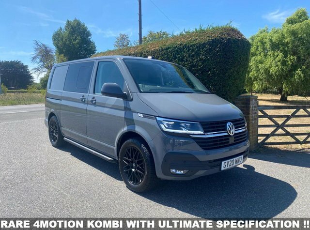 Volkswagen Transporter 32 Swb Highline 4Motion 5 Seat Kombi Double Cab Va Grey