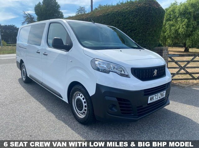 Peugeot Expert 200 Professional Premium L2 Lwb 6 Seat Crew Van White