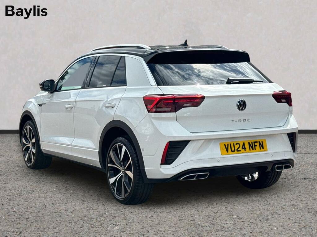 Volkswagen T-Roc 1.5 Tsi R-line Dsg VU24NFN White #6