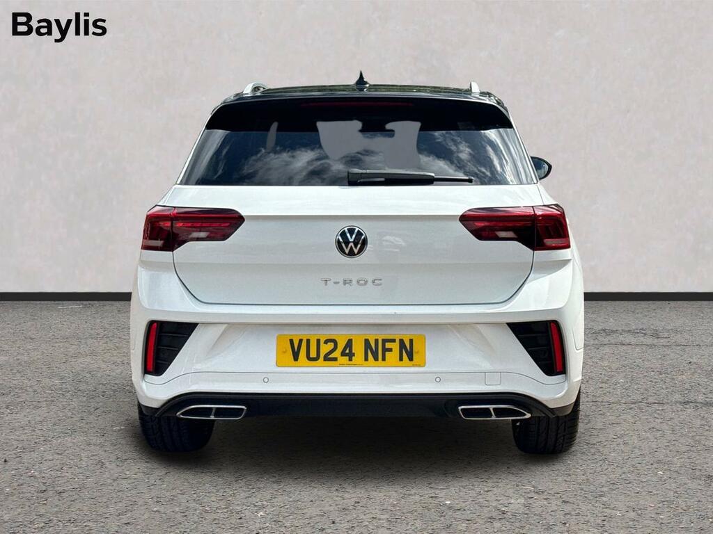 Volkswagen T-Roc 1.5 Tsi R-line Dsg VU24NFN White #5