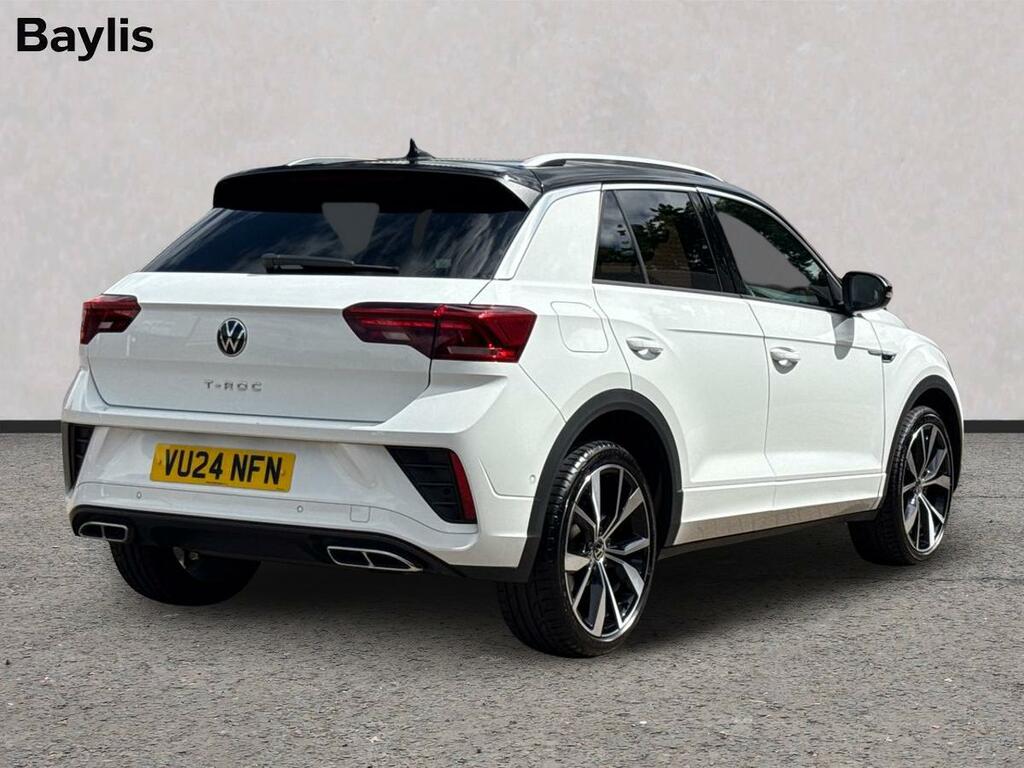 Volkswagen T-Roc 1.5 Tsi R-line Dsg VU24NFN White #2