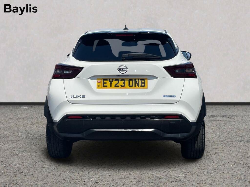 Nissan Juke 1.6 Hybrid N-connecta EY23ONB White #5