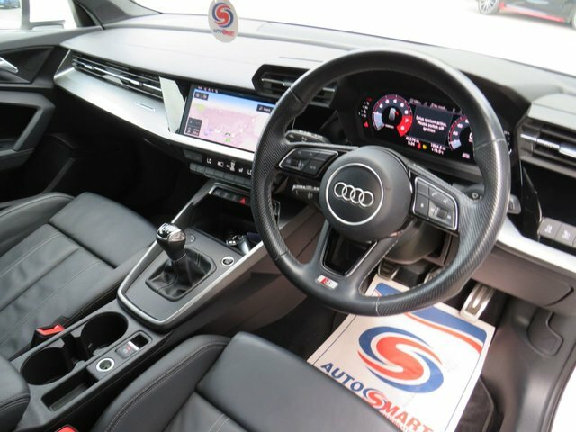 Audi A3 1.0 Tfsi 30 S Line Sportback Eur YP71GKU White #6