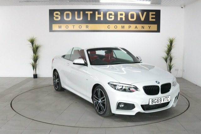 BMW 2 Series 2.0 218D M Sport Convertible Eur White