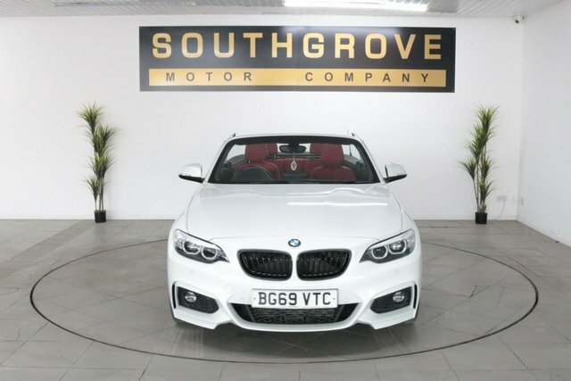 BMW 2 Series 2.0 218D M Sport Convertible Eur White #2