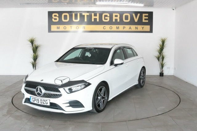 Mercedes-Benz A Class 1.3 A180 Amg Line Executive Hatchback GP19DZG White #3