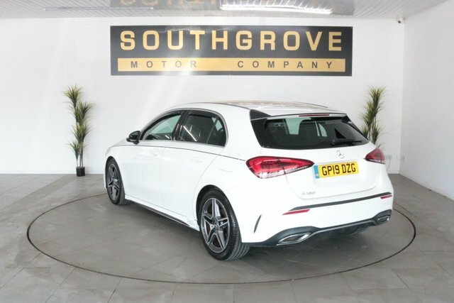 Mercedes-Benz A Class 1.3 A180 Amg Line Executive Hatchback GP19DZG White #4