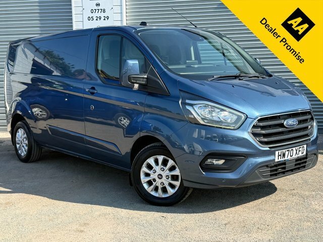 Ford Transit Custom 2.0 300 Ecoblue Limited Panel Van Manua Blue