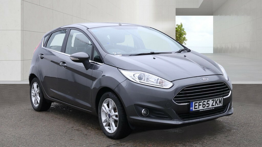 Ford Fiesta Hatchback 1.0 T Ecoboost Zetec 201665 Grey