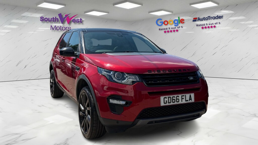 Land Rover Discovery Sport Suv 2.0 Td4 Hse Black 201666 Red