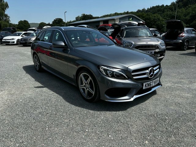 Mercedes-Benz C Class C220d Amg Line Estate KN67NVH Grey #2