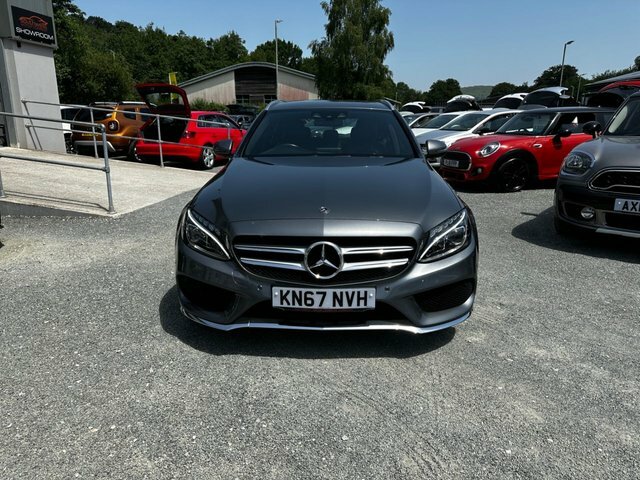 Mercedes-Benz C Class C220d Amg Line Estate KN67NVH Grey #3