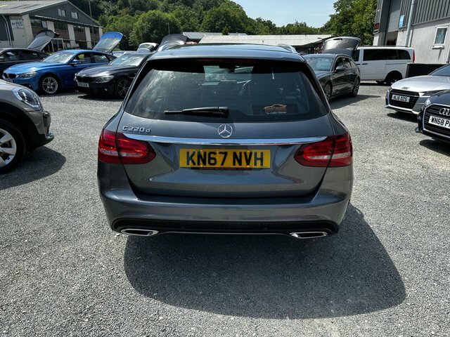 Mercedes-Benz C Class C220d Amg Line Estate KN67NVH Grey #6
