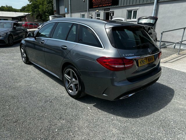 Mercedes-Benz C Class C220d Amg Line Estate KN67NVH Grey #5