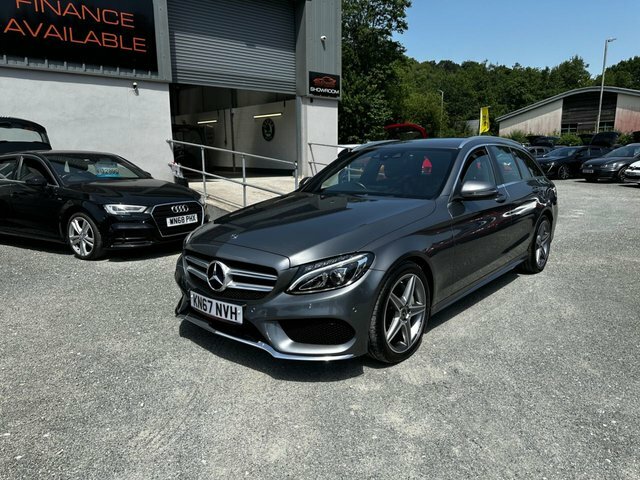 Mercedes-Benz C Class C220d Amg Line Estate KN67NVH Grey #4