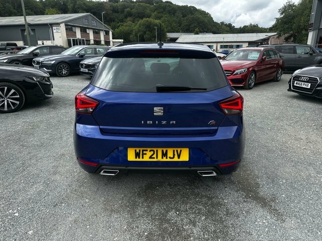 Seat Ibiza Tsi Fr Sport Hatchback Blue #6
