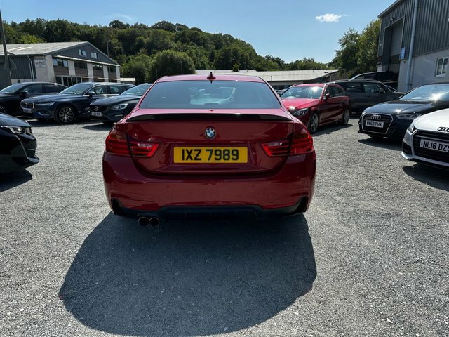 BMW 4 Series Gran Coupe 420D M Sport Coupe Red #5