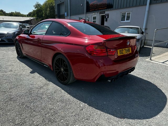 BMW 4 Series Gran Coupe 420D M Sport Coupe Red #4