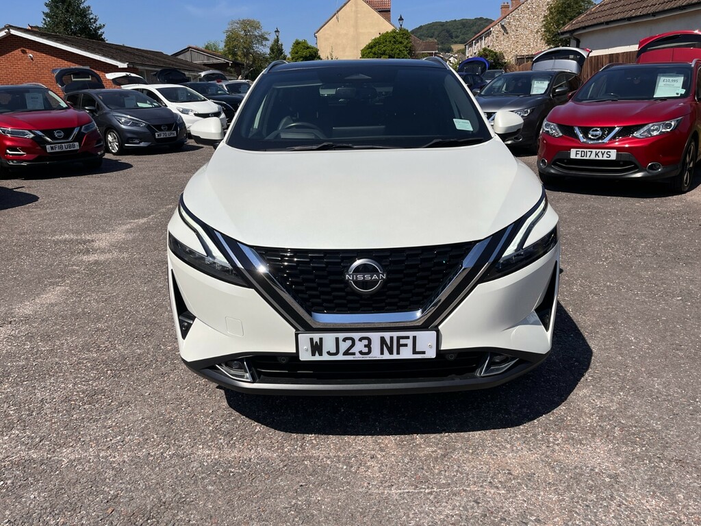 Nissan Qashqai 1.3 Dig-t Mh Tekna WJ73NFL White #6