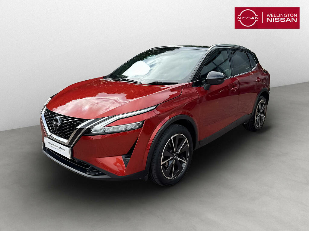 Nissan Qashqai 1.3 Dig-t Mh Tekna Red #3