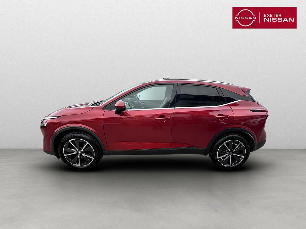 Nissan Qashqai 1.3 Dig-t Mh Tekna Red #4