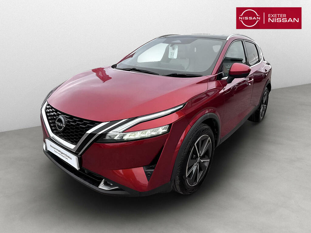 Nissan Qashqai 1.3 Dig-t Mh Tekna Red #3
