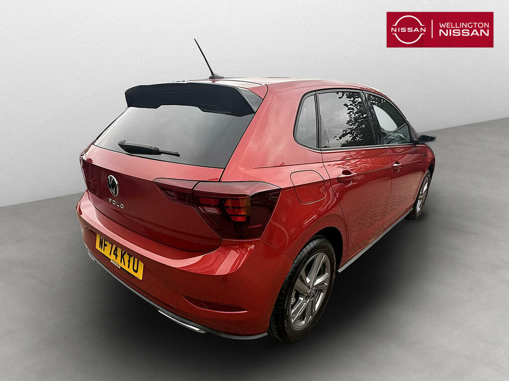 Volkswagen Polo 1.0 Tsi 110 R-line Dsg Red #5