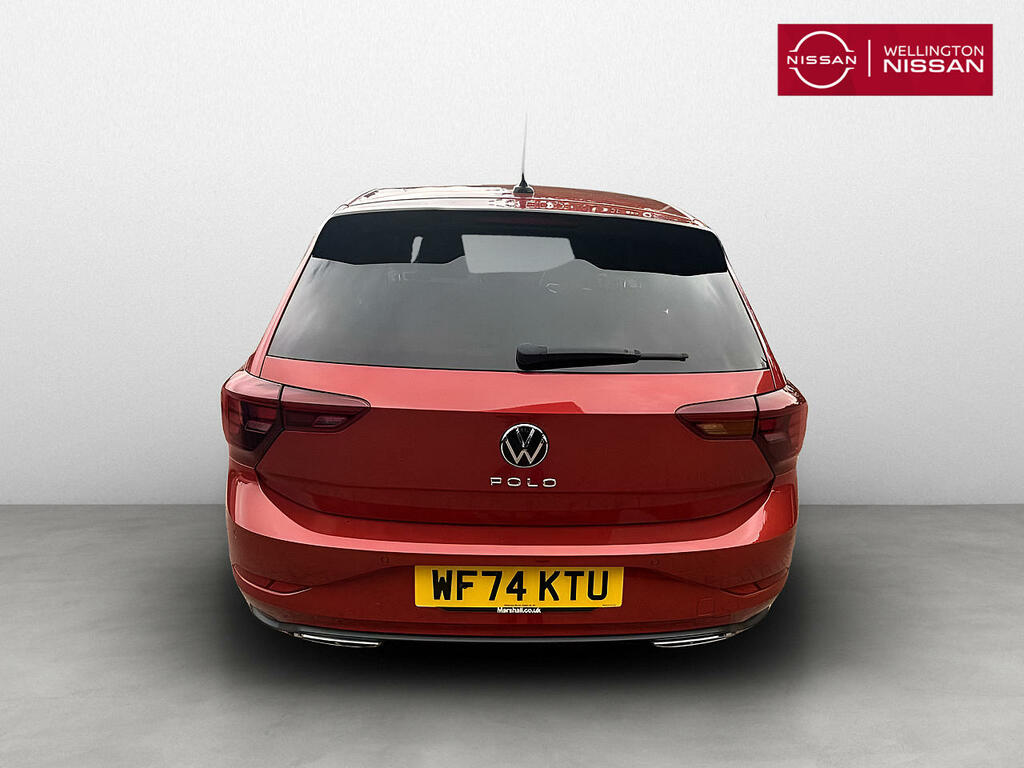 Volkswagen Polo 1.0 Tsi 110 R-line Dsg Red #6
