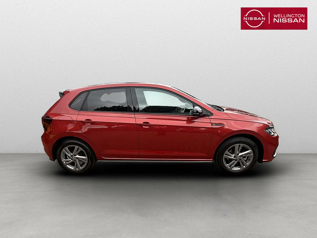 Volkswagen Polo 1.0 Tsi 110 R-line Dsg Red #4