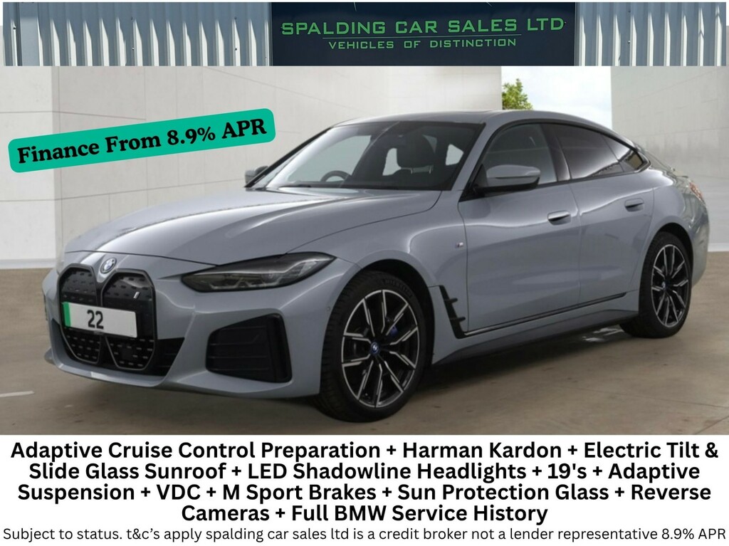 BMW i4 Edrive40 M Sport Acc Preparationharmanglass Sun