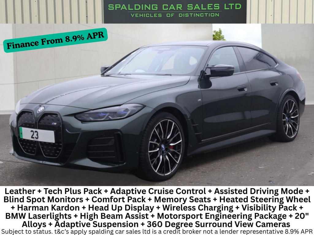 BMW i4 M50 Tech Plus Packdrivers Assistant Professional